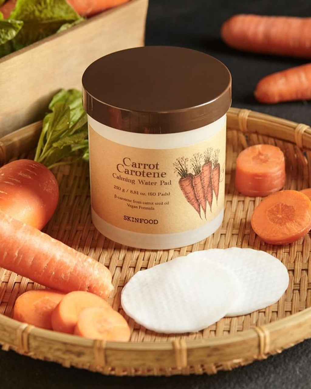 3+. SKINFOOD - Carrot Carotene Calming Water Pad